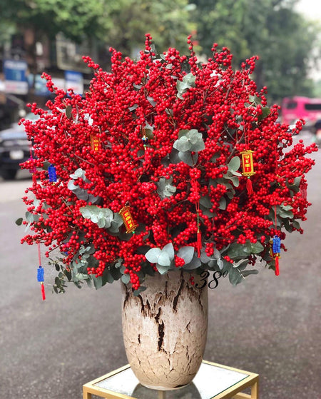 Lunar New Year Decorations and Flowers In Vietnam