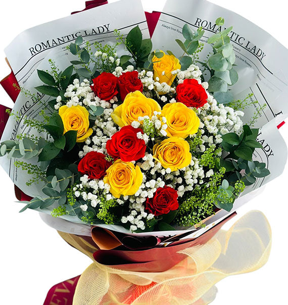 12 Mixed Roses - Mother’s Day