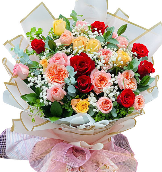 24 Mixed Roses - Mother’s Day