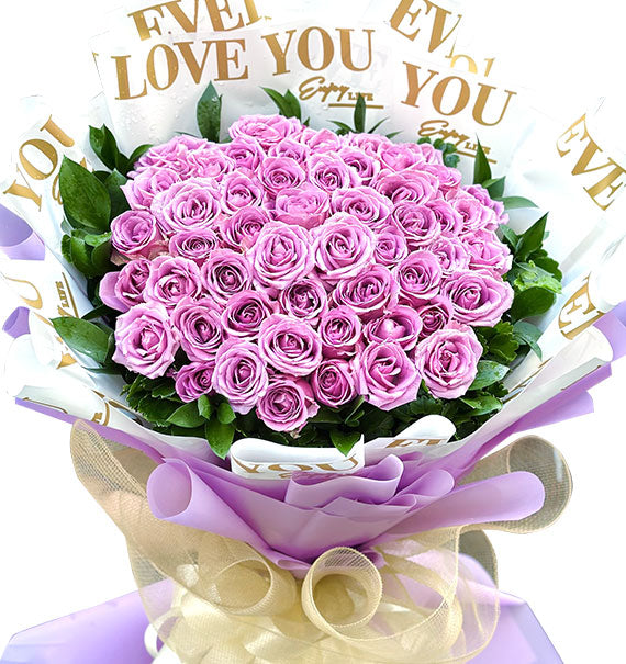 48 Purple Roses - Mother’s Day