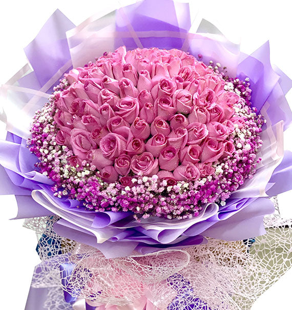 99 Pink Roses - Mother’s Day