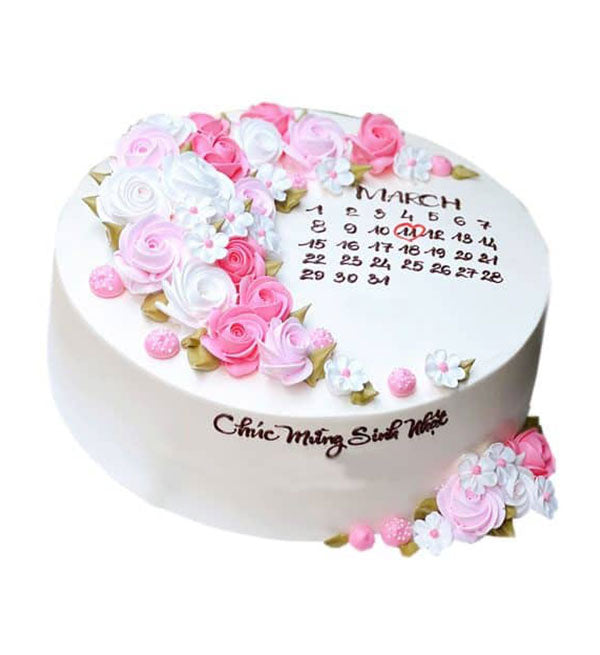 Birthday Cake 15 - Vietnamese Flowers