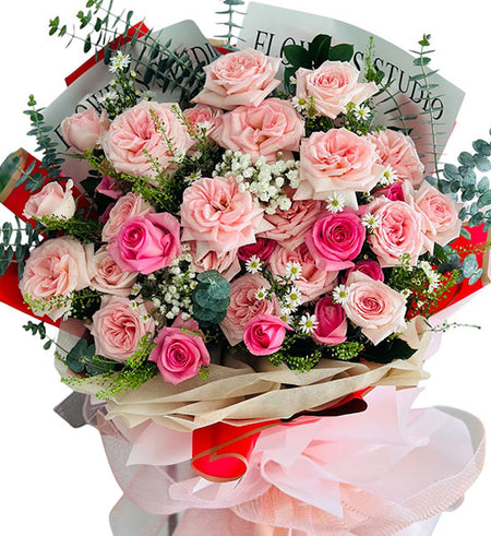 Birthday Joy for Friend Bouquet Vietnamese Flowers