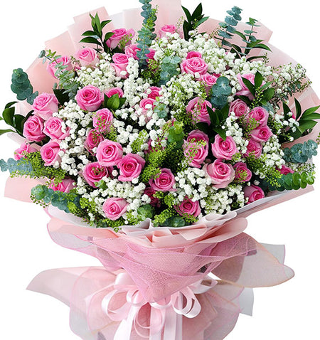 Dreamy Rose Garden Bouquet Vietnamese Flowers