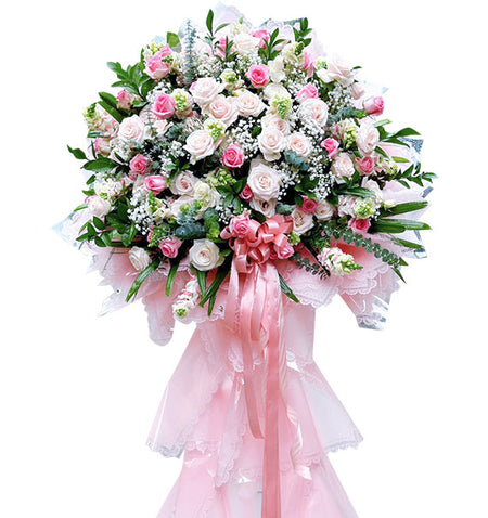 Elegant Opening Flowers Stand Vietnam