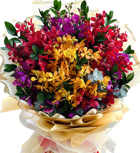 Elegant Tropical Mokara Bouquet Vietnam