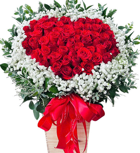Eternal Love Flower Box Vietnamese Flowers