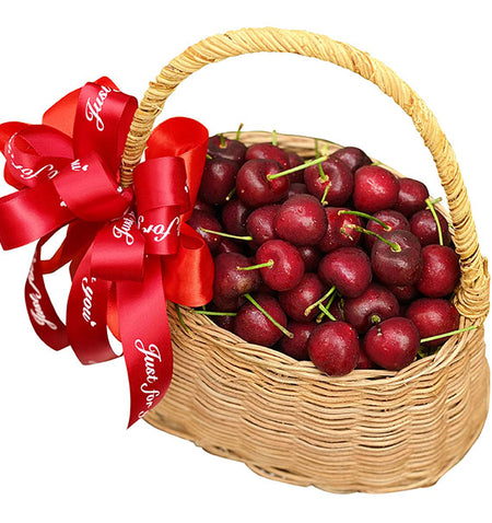 Fresh Cherries Basket Vietnam