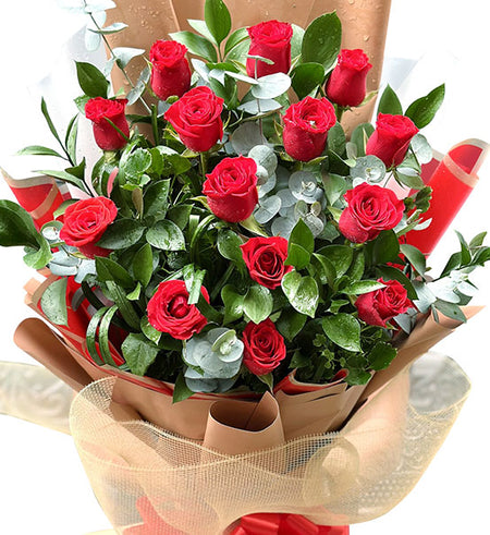 Gentle Love Rose Bouquet Vietnamese Flowers
