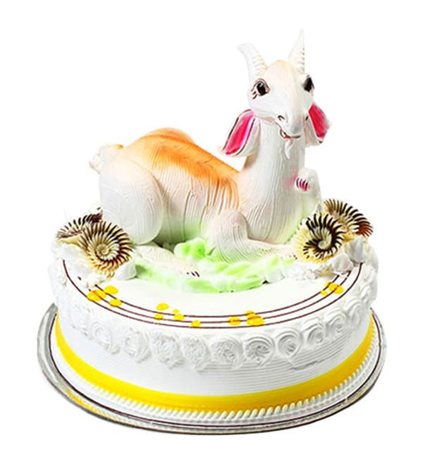 Goat Cake 02 - Vietnamese Flowers