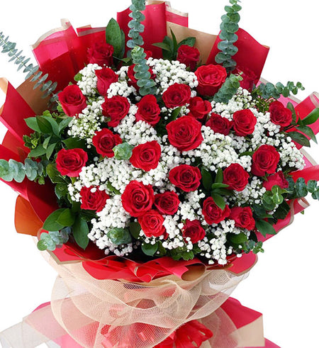 Heartfelt Rose Bouquet Vietnamese Flowers