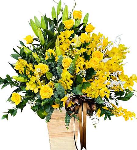 Loving You Dad Basket Vietnamese Flowers