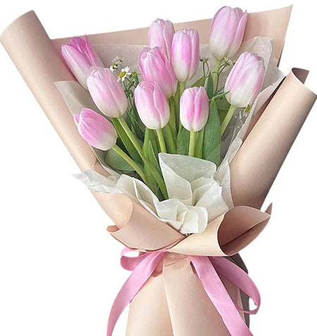 Pink Tulip Bouquet Vietnam