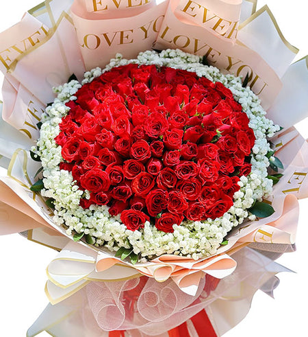Premium Rose Delight Bouquet Vietnamese Flowers