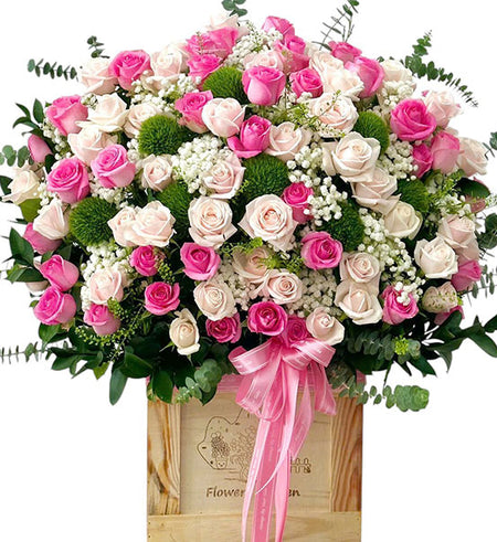 Romantic Floral Basket Vietnam