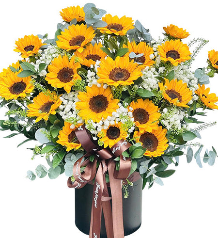 Smiles & Wishes Flower Basket Vietnamese Flowers