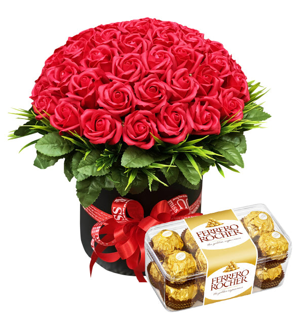 special waxed roses valentine 09