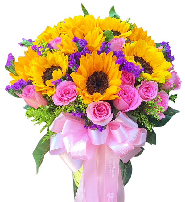 Sunflowers Vase 3 - Vietnamese Flowers