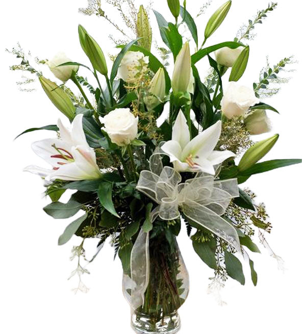 Sympathy Flowers Vase #6 - Vietnamese Flowers