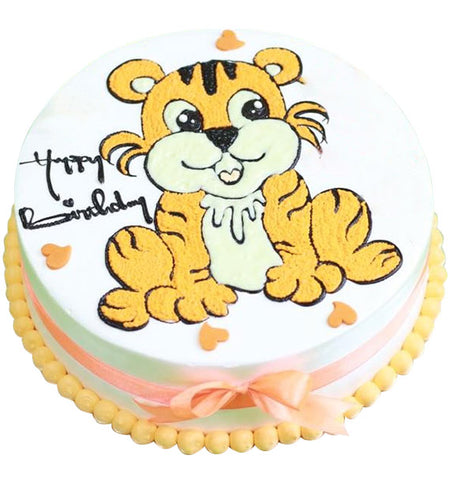 Tiger Year Birthday Cake Vietnam