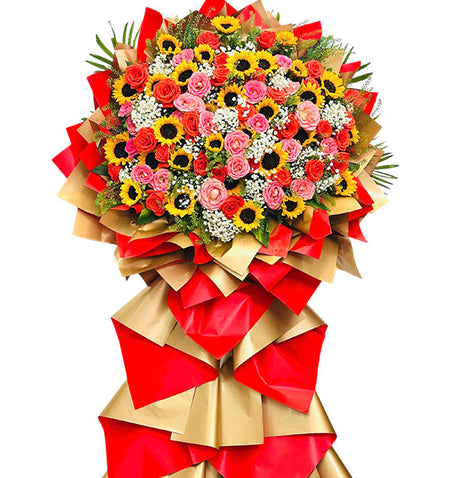 Victory Bloom Flowers Stand Vietnam
