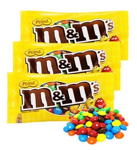 3 Bags of M&M Peanut Chocolate - Vietnamese Flowers