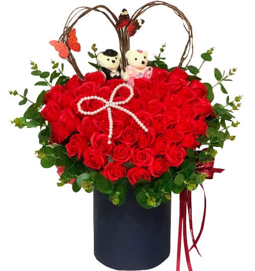 Special Waxed Roses Women's Day 03 - Vietnamese Flowers