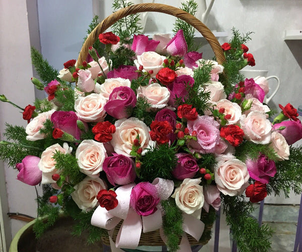 Send Basket Flowers To Vietnam