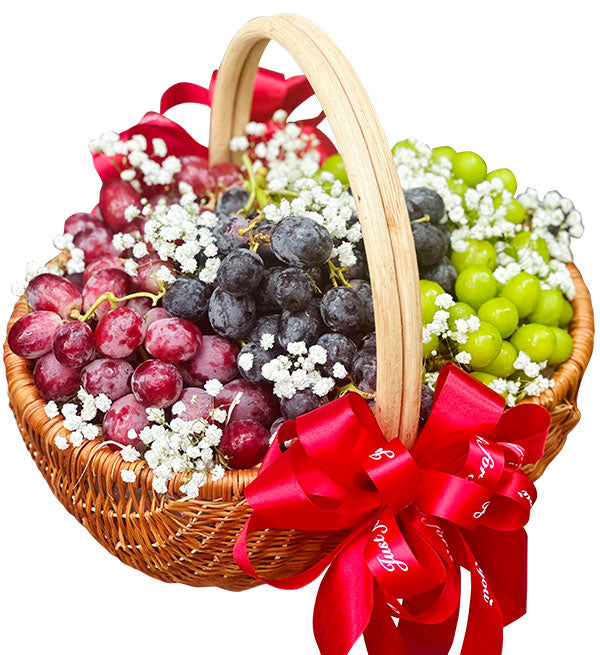 03 kg fresh grapes basket