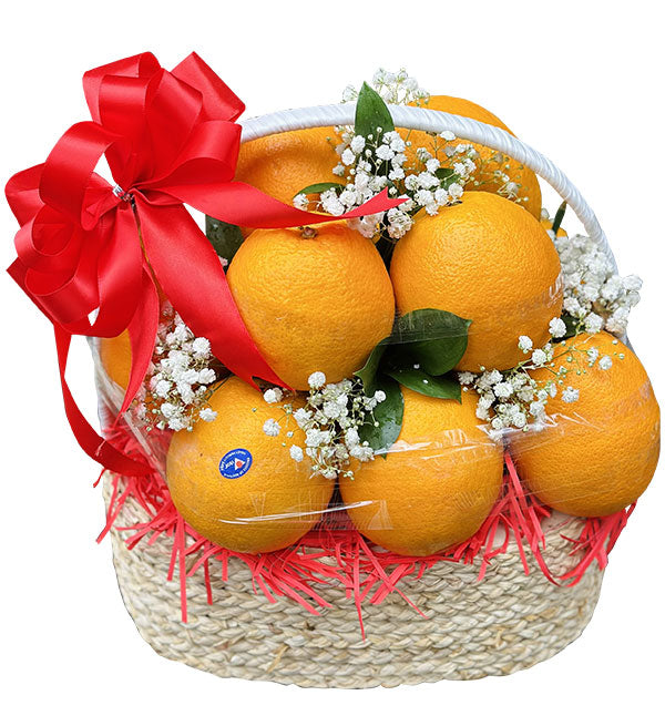 05 kg fresh oranges basket