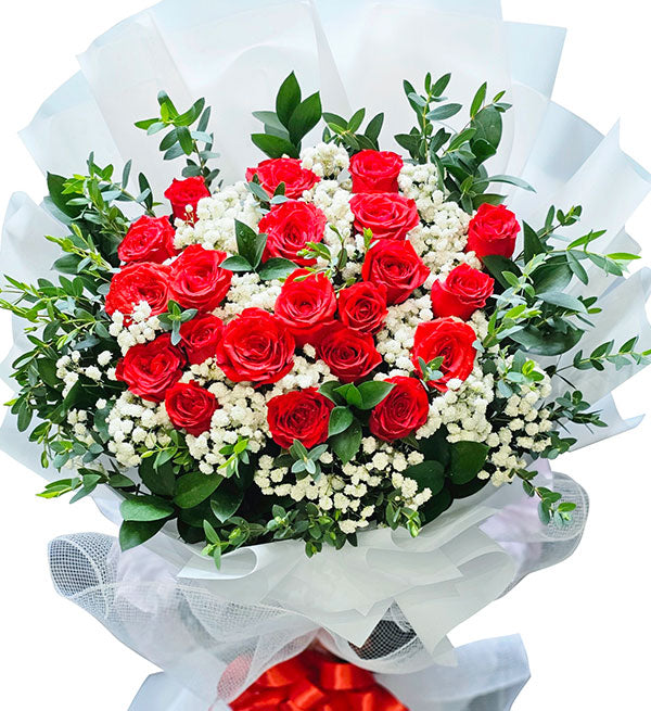 24 red roses for valentine 02