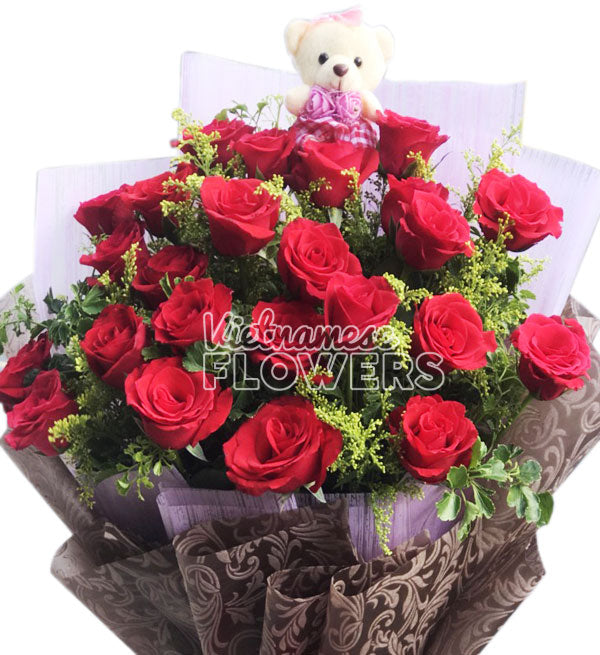 24 Roses Flower 04 - Vietnamese Flowers