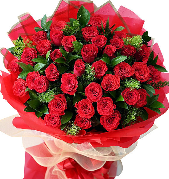 36 Red Roses Bouquet For Mom Vietnam