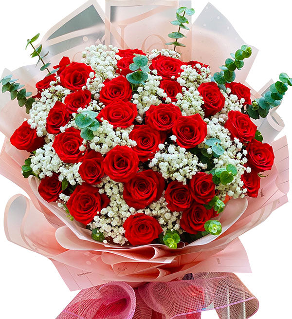 36 red roses for valentine 01