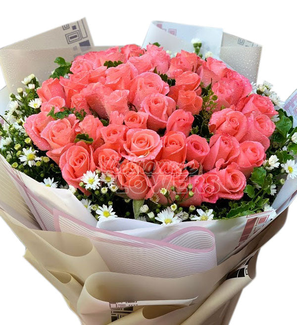 48 Roses Flower 04 - Vietnamese Flowers