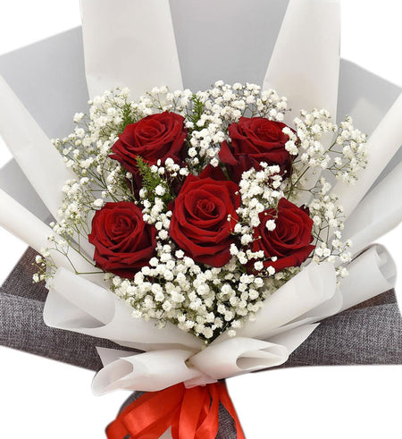 5 Roses Flower #1 - Vietnamese Flowers