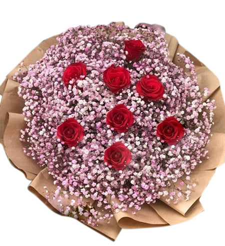 8 Roses Flower #2 - Vietnamese Flowers