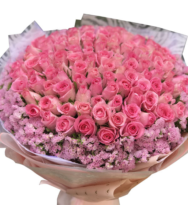99 Roses Bouquet 03 - Vietnamese Flowers