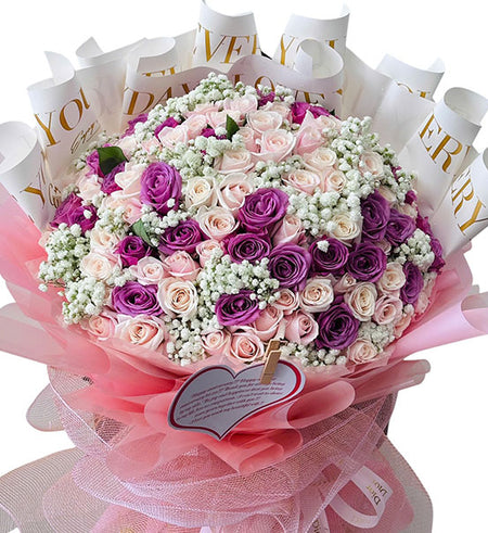 99 Mixed Roses - Mother’s Day