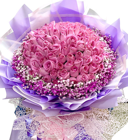 99 Pink Roses - Mother’s Day