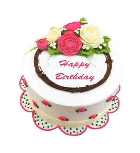 Birthday Cake #1 - Vietnamese Flowers