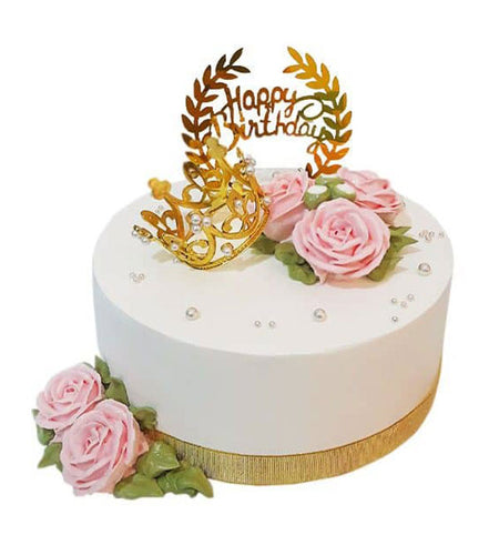 Birthday Cake 34 - Vietnamese Flowers