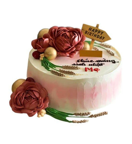 Birthday Cake 36 - Vietnamese Flowers