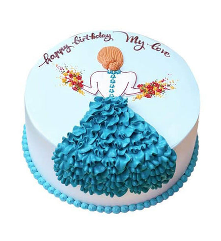 Birthday Cake 37 - Vietnamese Flowers