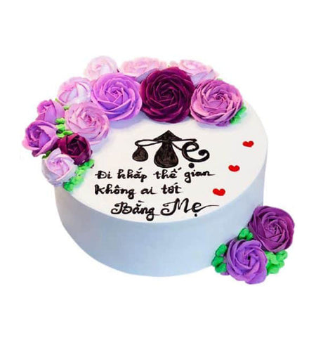 Birthday Cake 45 - Vietnamese Flowers