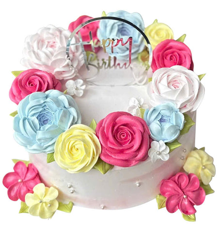 Birthday Cake Vietnamese Flowers