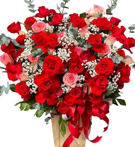 Birthday Glow Flower Box Vietnameseflowers