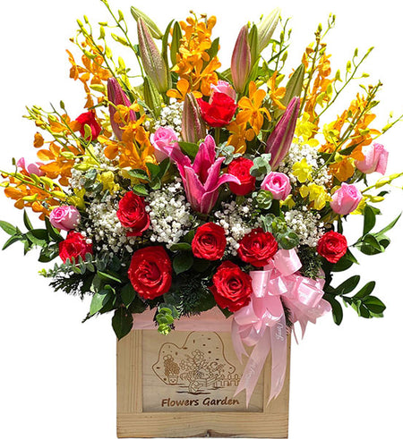Blooming Lily Basket Vietnam