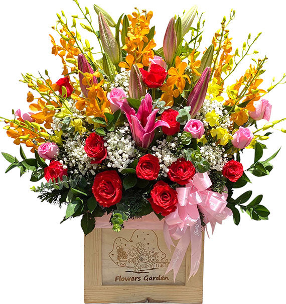 Blooming Lily Basket Vietnam