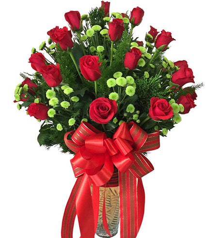 Charming Rose In Vase Vietnam